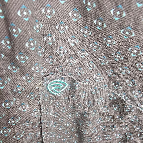 Rock & Roll Denim Classic Fit Long Sleeve Button Down Shirt Men’s S - Picture 3 of 4